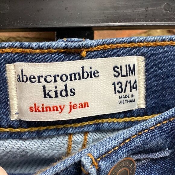 Abercrombie Kids Skinny Jeans Size 13/14 Slim - Picture 3 of 7